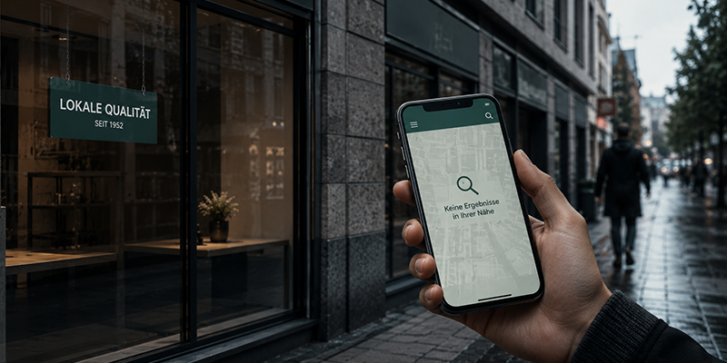 Wenn lokale Qualität digital unsichtbar bleibt Wie stationäre Händler wieder messbare Nachfrage erzeugen