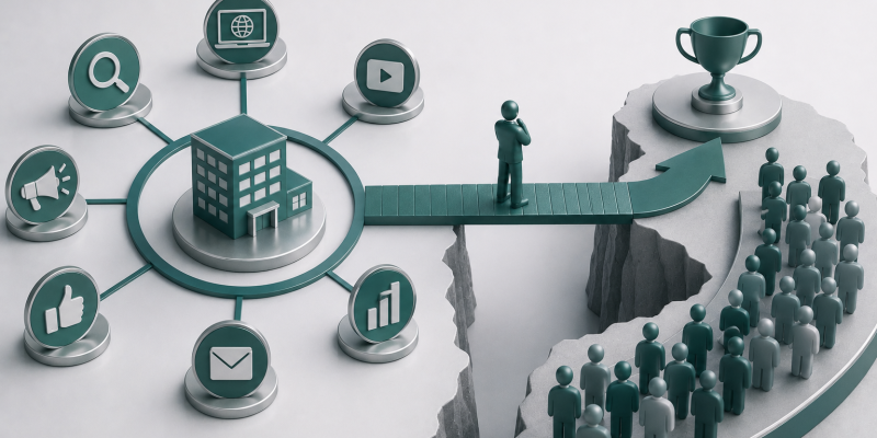 Digitale Marketingstrategie als Wettbewerbsfaktor Warum digitale Präsenz allein keinen Wettbewerbsvorteil schafft