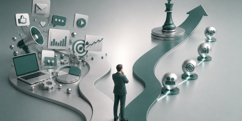 Digitale Marketingstrategie beginnt nicht mit Tools, sondern mit Entscheidungen