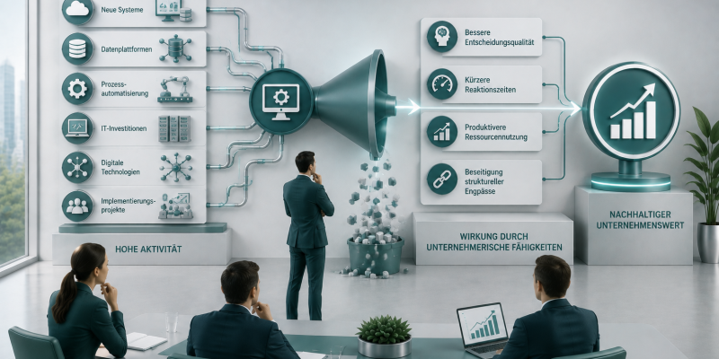 Digitale Transformation ohne Wirkung