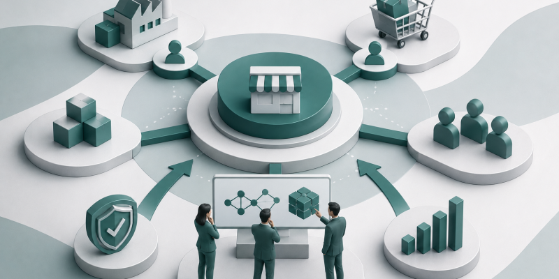 Marketplace Modelle als Ausdruck von Entscheidungsarchitektur im digitalen Geschäftsmodell