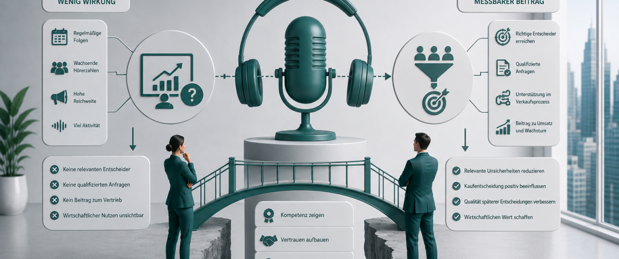 Podcast ohne Wirkung