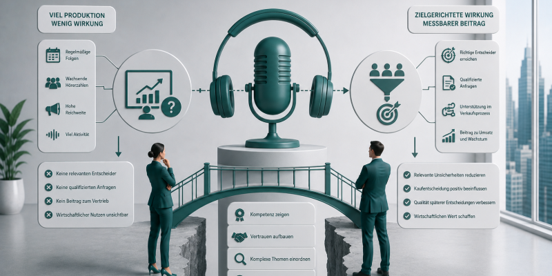 Podcast ohne Wirkung