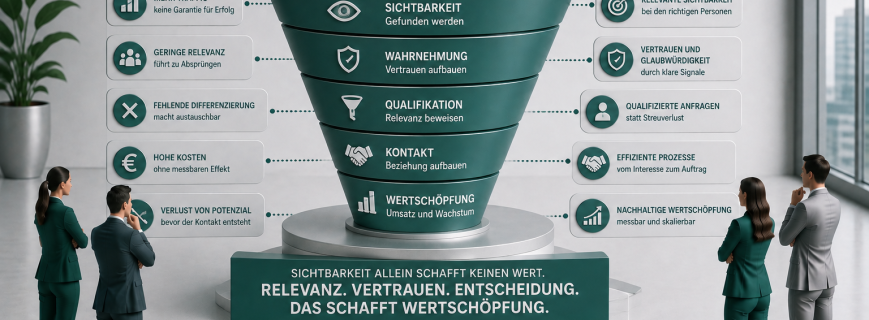 Wenn digitale Sichtbarkeit keinen wirtschaftlichen Wert erzeugt Wenn digitale Sichtbarkeit keinen wirtschaftlichen Wert erzeugt