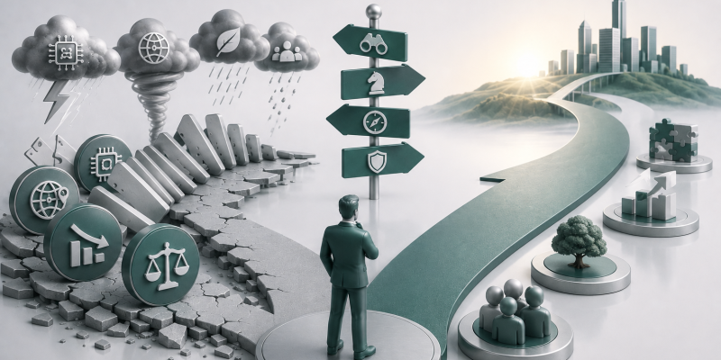 Zukünftige Unternehmensrisiken Warum die größten Herausforderungen von morgen strategisch und nicht technologisch sind