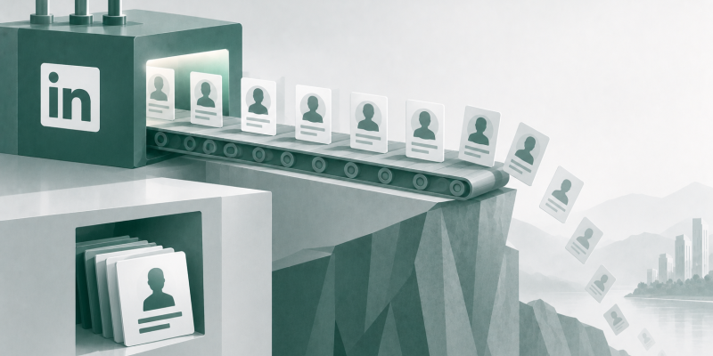 LinkedIn Automatisierung zwischen Effizienzgewinn und strategischem Kontrollverlust