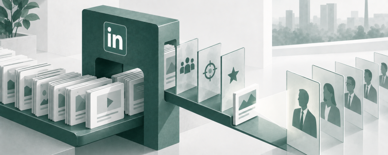 LinkedIn Contentsteuerung als Managementsystem für Relevanz und Ressourcen