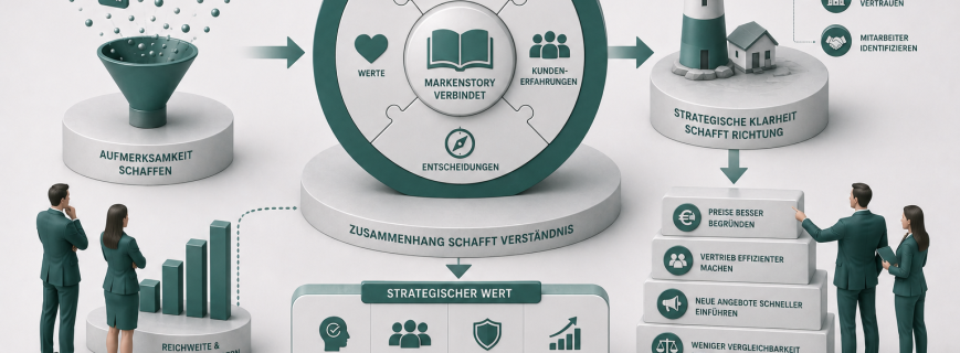 Markenstorys zwischen Aufmerksamkeit und strategischer Klarheit